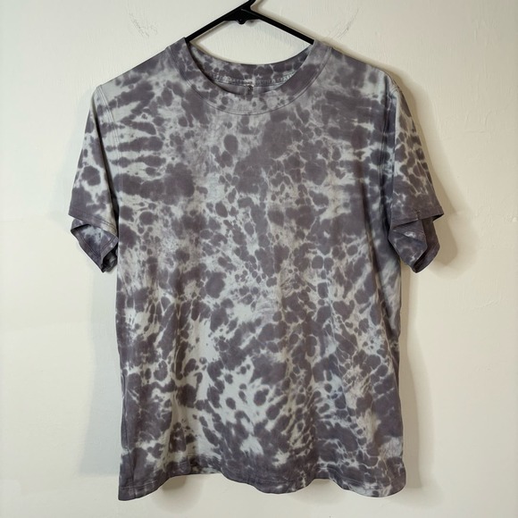 lululemon athletica Tops - Lululemon All Yours tee *Tie Dye Marmoleado Tie Dye Graphite Grey